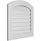 Ekena Millwork Arch Top Surface Mount PVC Gable Vent: Non-Functional, w/ 3-1/2"W x 1"P Standard Frame, 24"W x 42"H GVPAR24X4201SN - alternate 5